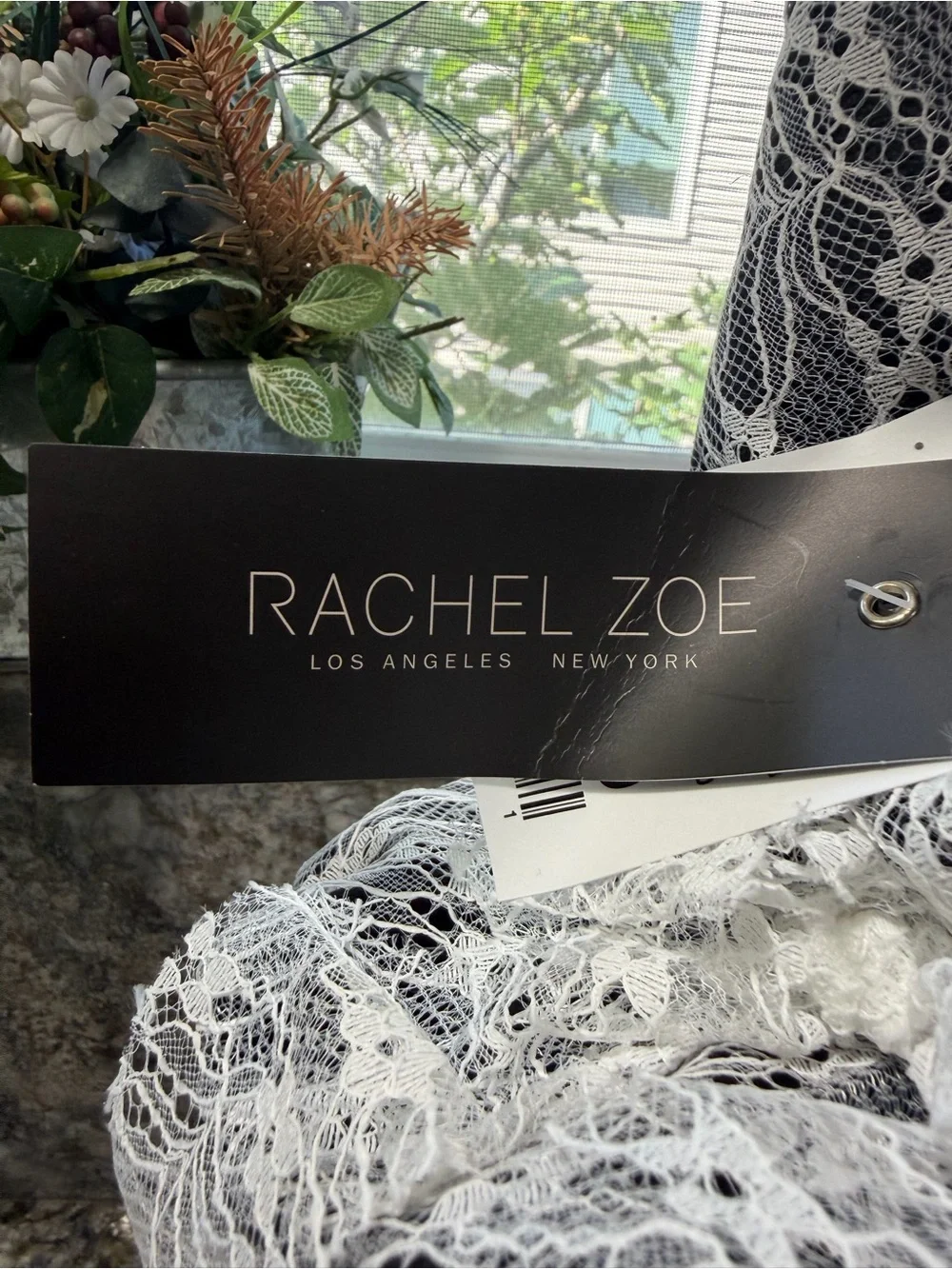 Rachel Zoe Lace Ghost Witch Halloween Decor | NWT 17.5”